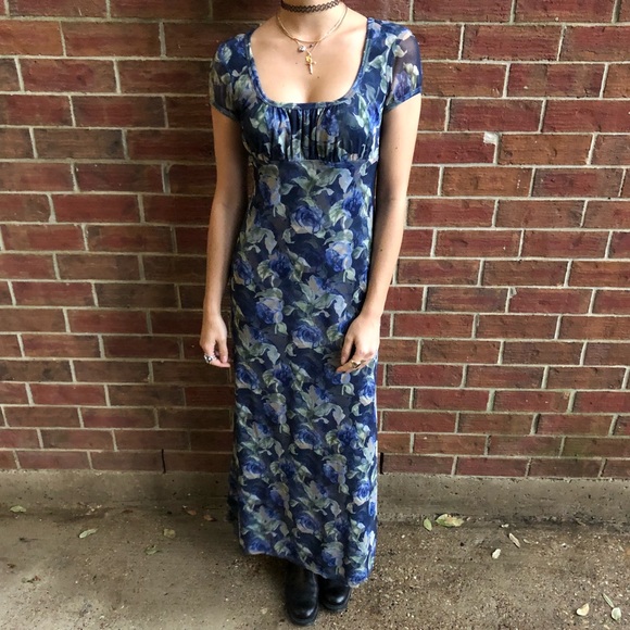 Vintage Dresses & Skirts - 🔥🐉90’s/Y2K Rampage Floral Maxi Dress🔥